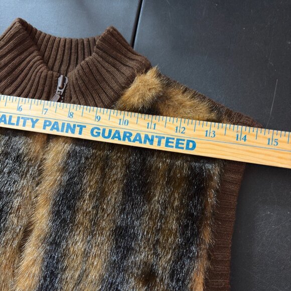 Kathie Lee Collection Faux Fur Vest - Picture 8 of 12
